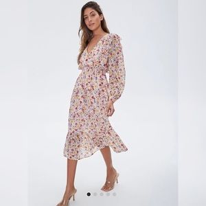 Floral Peasant Dress